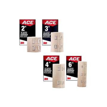3M Ace Elastic Bandage with Clips - 2, 3, 4 & 6 Inch Wrap
