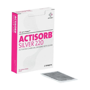 Box of 10 Actisorb Silver 220
