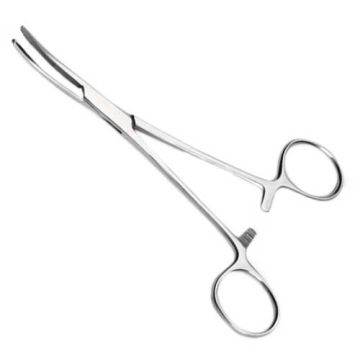 Halstead 5 in. Stainless Steel Curved Mosquito Hemostatic Forceps  - 3141