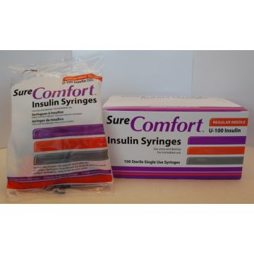 SureComfort Insulin Syringes - 31G