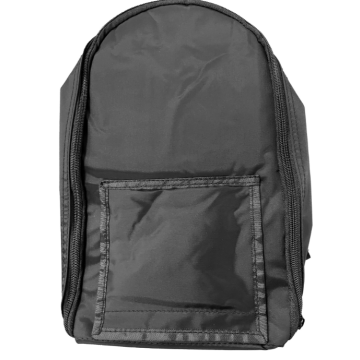Backpack (Disposable), Fits 500mL Joey Pump, Polyester w/ PVC Window, Black