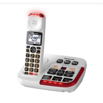 Panasonic Amplified Cordless Phone with Answering Machine