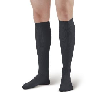 Ames Walker 100 Closed Toe 20-30 mmHg Men's Knee High Crew Dress Compression Socks