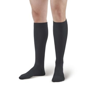 Ames Walker 111 Closed Toe 20-30 mmHg Unisex Cotton Over-the-Calf Trouser Compression Socks