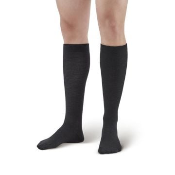 Ames Walker 162 Closed Toe 20-30 mmHg Men's Wool Knee High Crew Dress Compression Socks