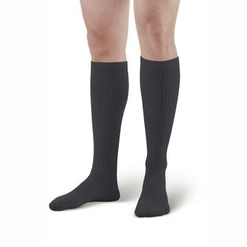 Ames Walker 1933 Closed Toe 15-20 mmHg Men's Casual Knee High Compression Socks