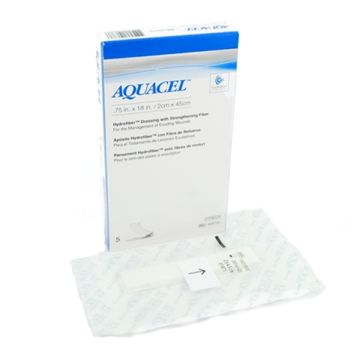 Aquacel Hydrofiber Dressing with Strengthening Fiber Packaging