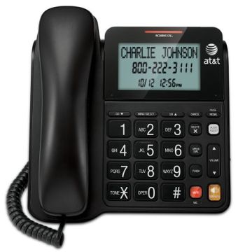 AT&T Corded Speakerphone with Large Tilt Display