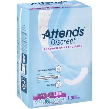 Attends Discreet Bladder Control Pads