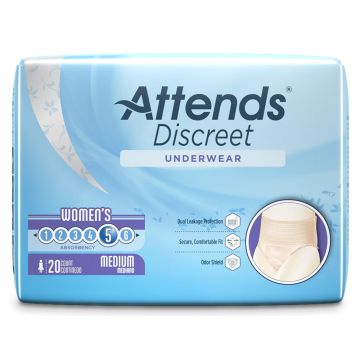 Attends Discreet Women's Underwear - Heavy Absorbency