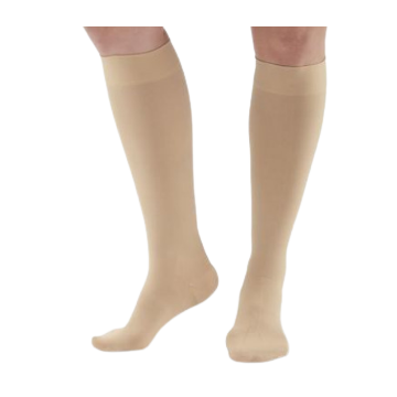 AW Style 291 Luxury Opaque Closed Toe Knee Highs - 20-30 mmHg