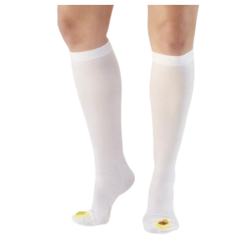 AW Style 400 Anti-Embolism 18 mmHg Inspection Toe Knee High Stockings  