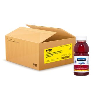 Thickened Cranberry Juice - Nectar Consistency, 8 oz Bottle