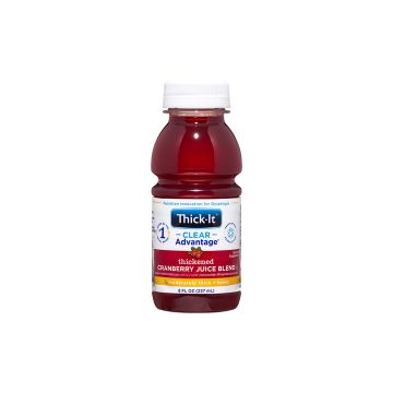 Thickened Cranberry Juice - Nectar Consistency, 8 oz Bottle