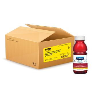 Thickened Cranberry Juice - Honey Consistency, 8 oz Bottle