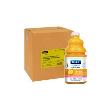Thickened Orange Juice - Nectar Consistency, 64 oz Bottle