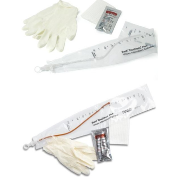 Touchless Plus Intermittent Catheter Kits - Vinyl and Red Rubber 