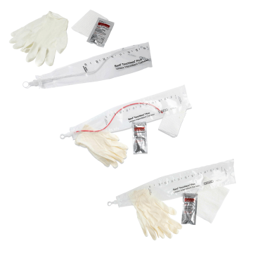 Touchless Plus Intermittent Catheter Kits - Vinyl and Red Rubber 