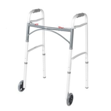 McKesson Bariatric Folding Walker with Adjustable Height