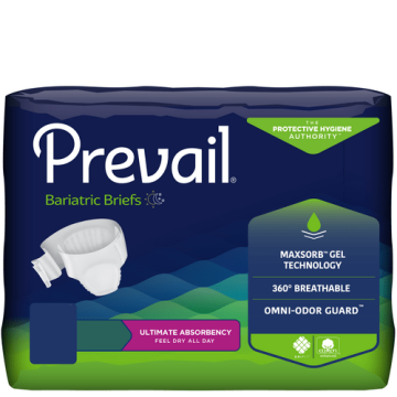 Prevail Bariatric Briefs with Tabs