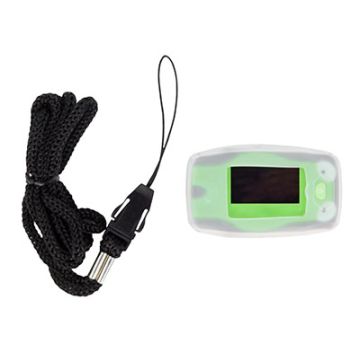 Pulse oximeter with a lanyard