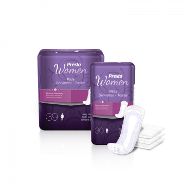 Presto Pads for Women, 30 Count