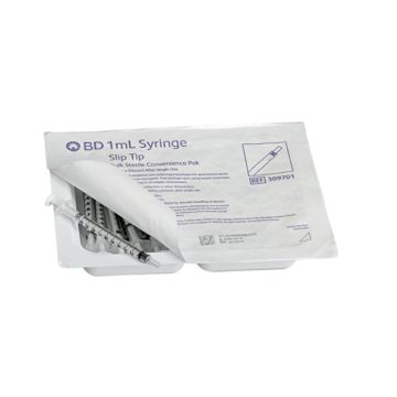 BD 1 mL Luer Slip Tip Syringe - Convenience Pak