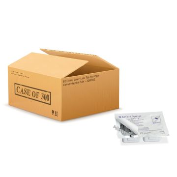 3 mL, Luer Slip Tip without Safety - Case of 300