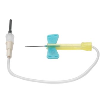 Case of Light Blue 23 Gauge with Luer Adapter