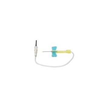 w/Luer Adapter,  Light Blue 23 Gauge, 12 Inch Tubing