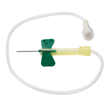 w/o Luer Adapter, Green 21 Gauge, 12 Inch Tubing