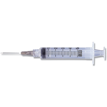 5mL Syringes with PrecisionGlide Needle & Luer-Lok Tip