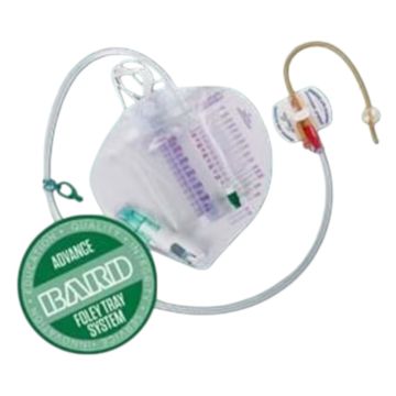 BD Advance Lubricath Coude Foley Tray With 350 mL Urine Meter - 304916