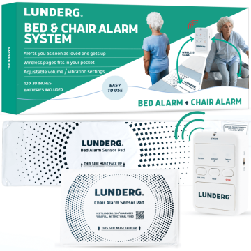 Standard Bed Alarm Kit With Chair Sensor Pad Combo