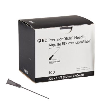 22 Gauge - Regular Bevel 1-1/2 Inch - Black