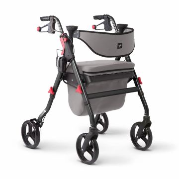 black rollator with microban detail image