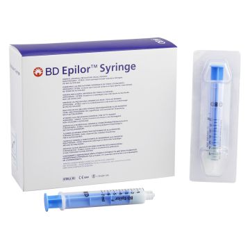 BD Epilor Plastic LOR 7 mL Syringes