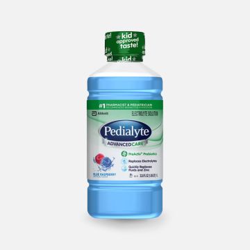 Pedialyte AdvancedCare Electrolyte Solution - Blue Raspberry & Cherry Punch