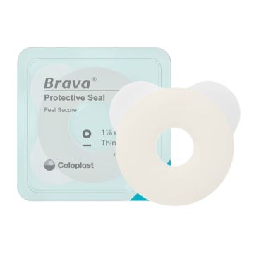 12039 Coloplast Brava Protective Stoma Seal - 1 3/8 Stoma Size, 2 1/2 in Adhesive, 2.5 mm Thick