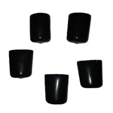 Black Vinyl Caps