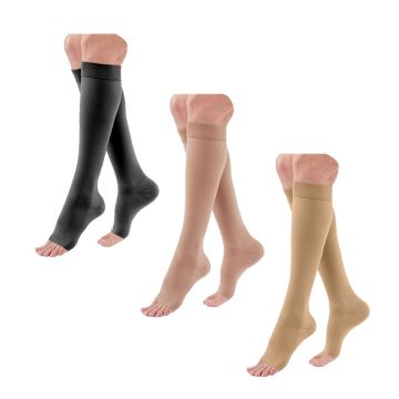 Medi Duomed Advantage Calf-High, Open Toe Stockings