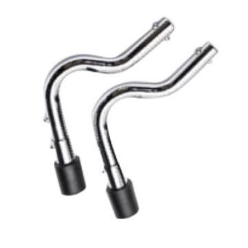 Universal Rear Chrome Anti-Tipper without Wheels