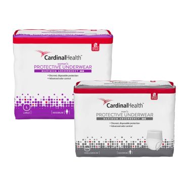 Cardinal Health Protective Underwear, Gender-Specific Fit and Packaging