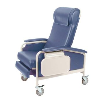 Blueridge, Vinyl Bariatric Care Cliner with Nylon Casters