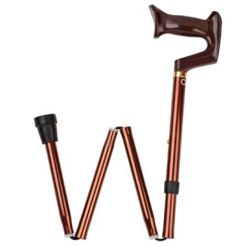 Adjustable Folding Cane with York Handle