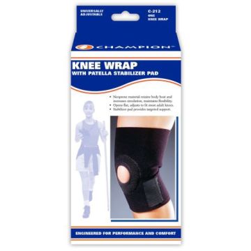 Champion Knee Wrap with Stabilizer Pad