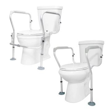 Vive Health Toilet Safety Rail and Frame