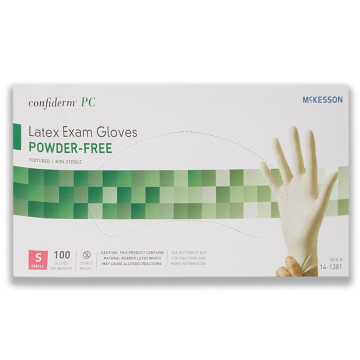 Confiderm CL Latex Exam Gloves Powder Free - NonSterile
