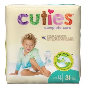Size 4, 22 to 37 Pounds, Pack of 31