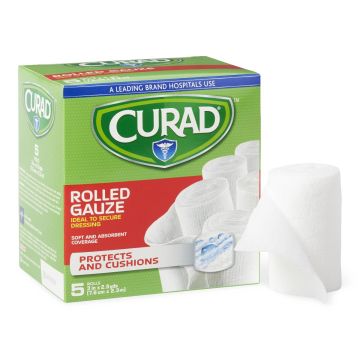 Medline CURAD SoothePlus Prosorb Rolled Gauze